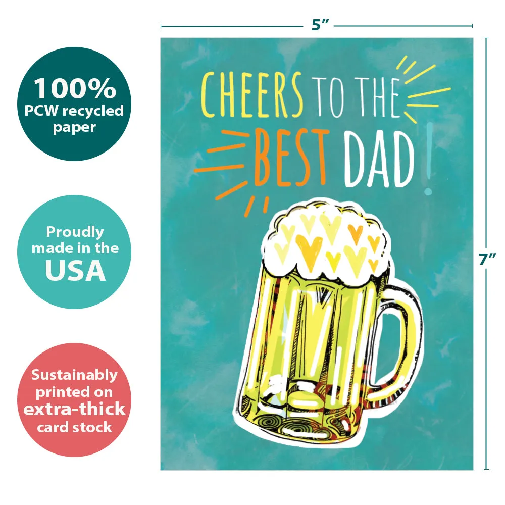 Best Dad Cheers Father's Day Card