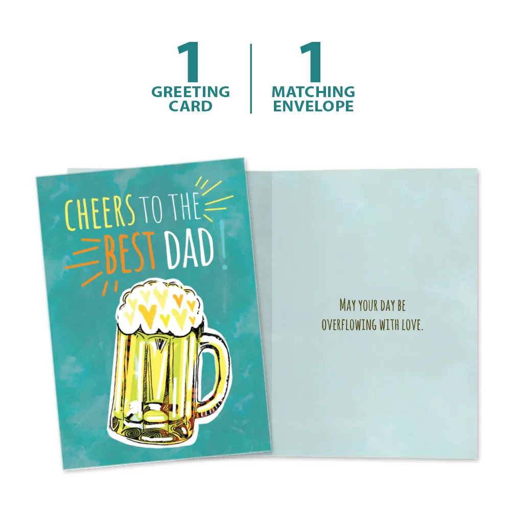 Best Dad Cheers Father's Day Card