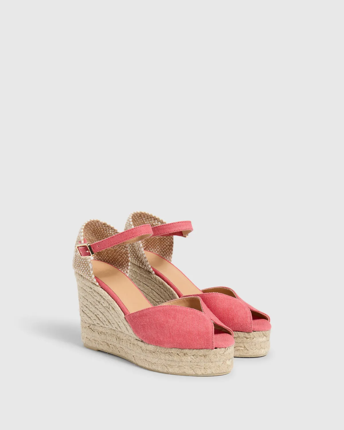 Bianca Wedge Pink Espadrille