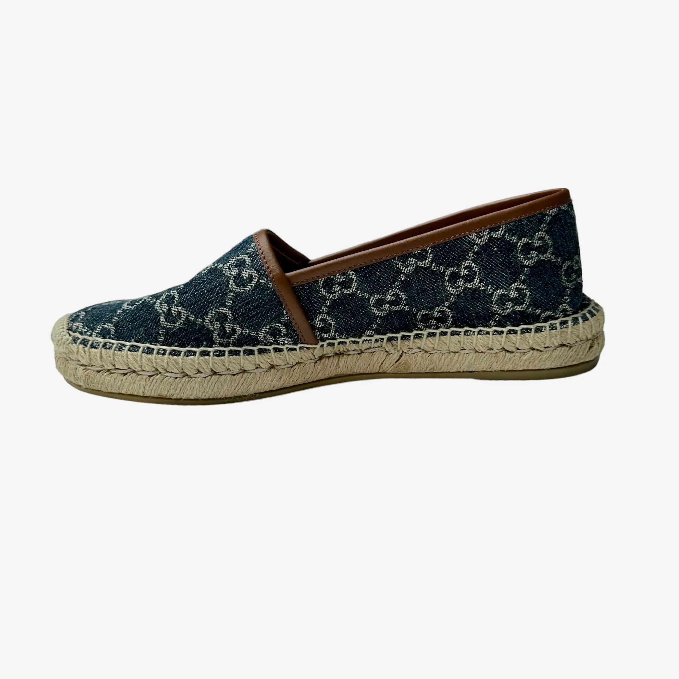 Blue Denim Logo Espadrilles - 10