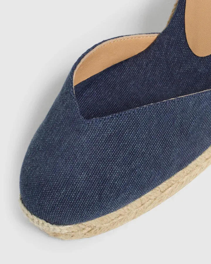 Chiara Wedge Denim Espadrille