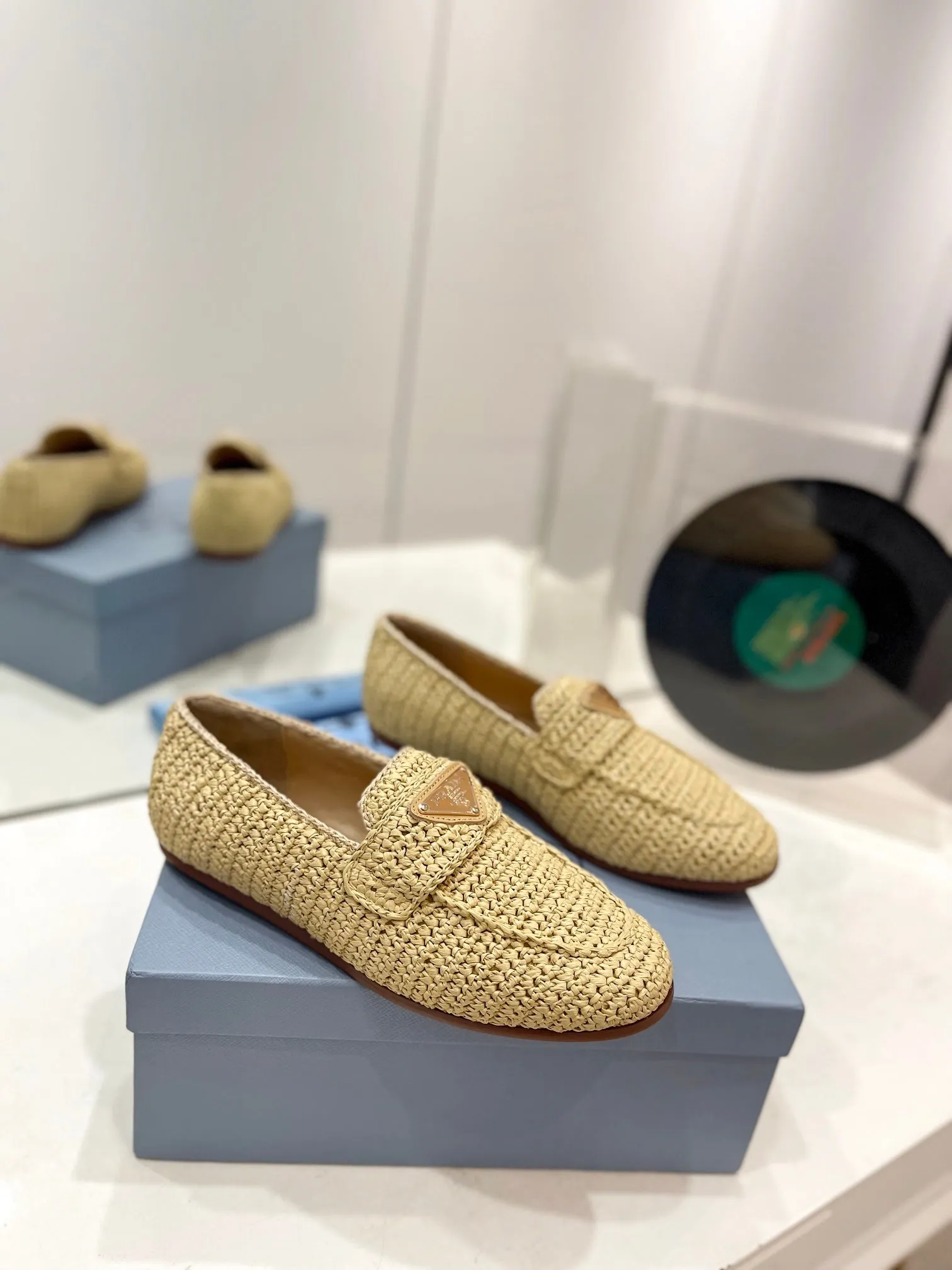 Crochet Loafer 10mm Beige