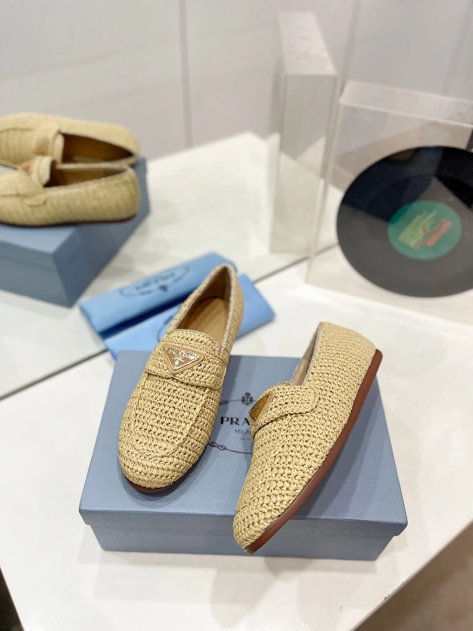 Crochet Loafer 10mm Beige