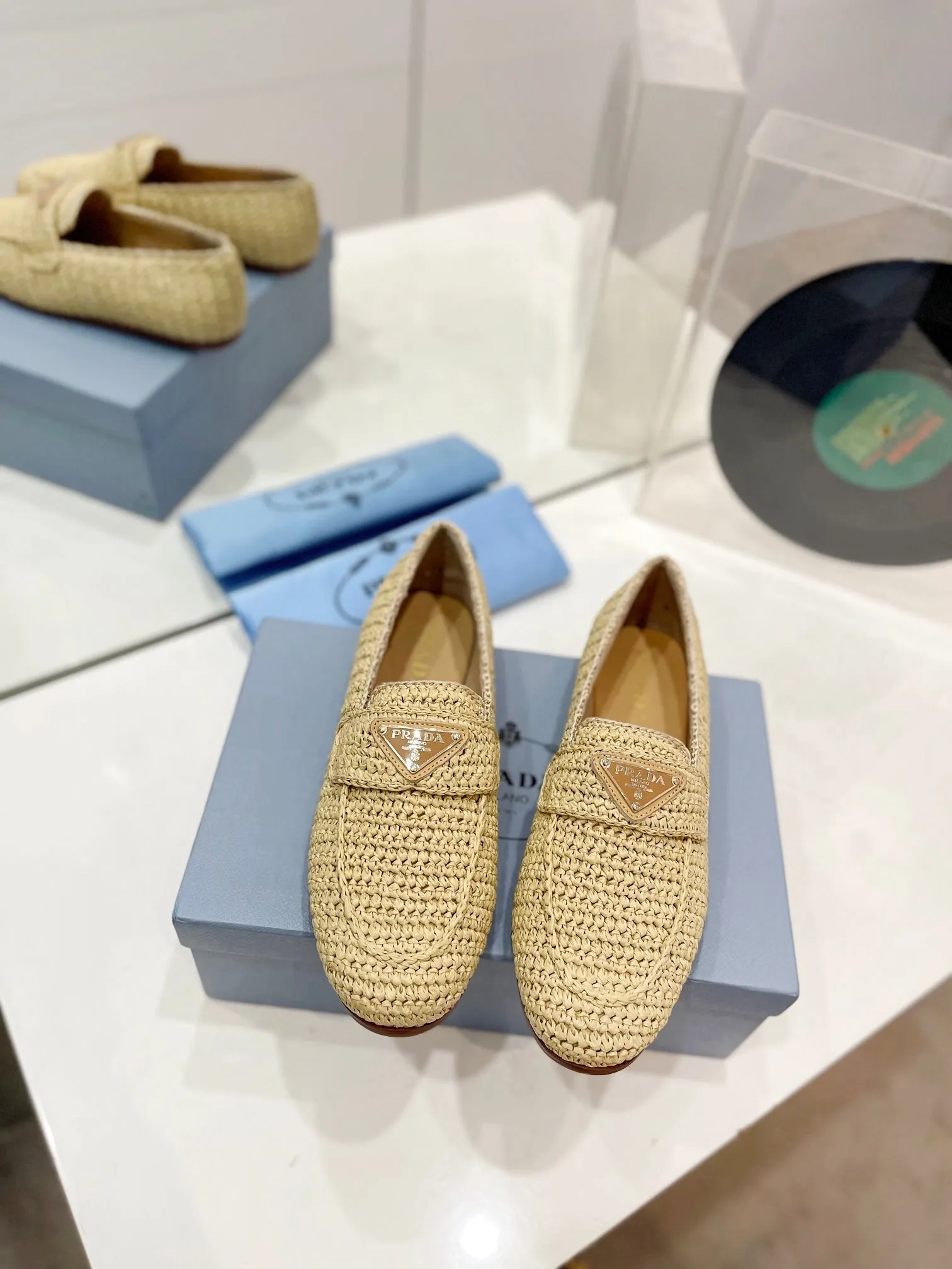 Crochet Loafer 10mm Beige