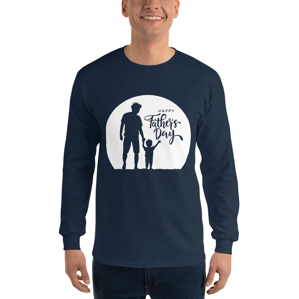 Dad with Son Men’s Long Sleeve Shirt