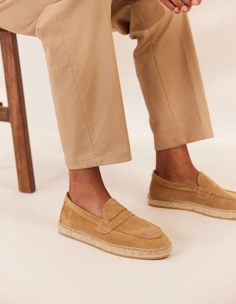 Espadrilles Roméo - Suède taupe