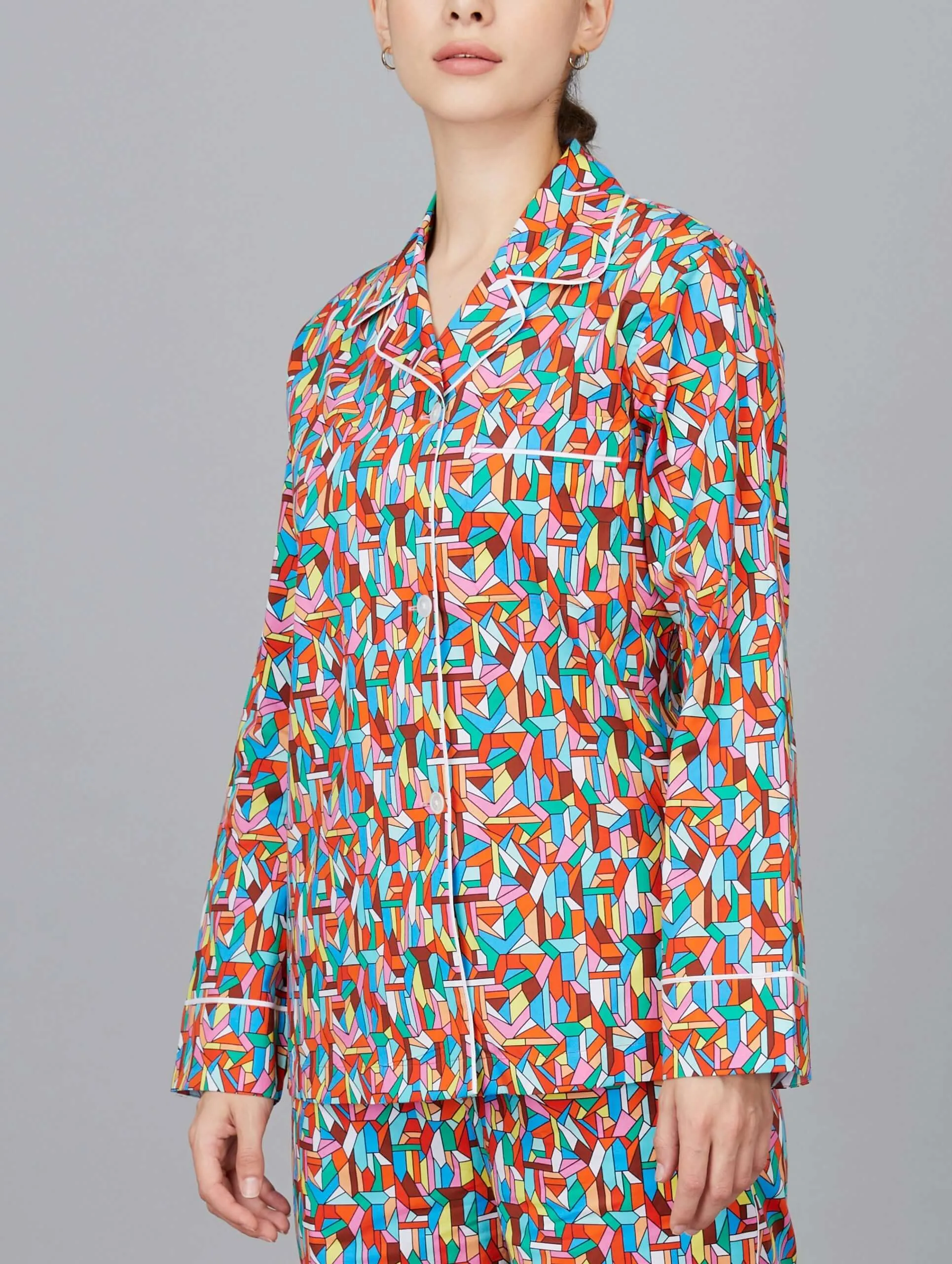 Geometric Print Shirt