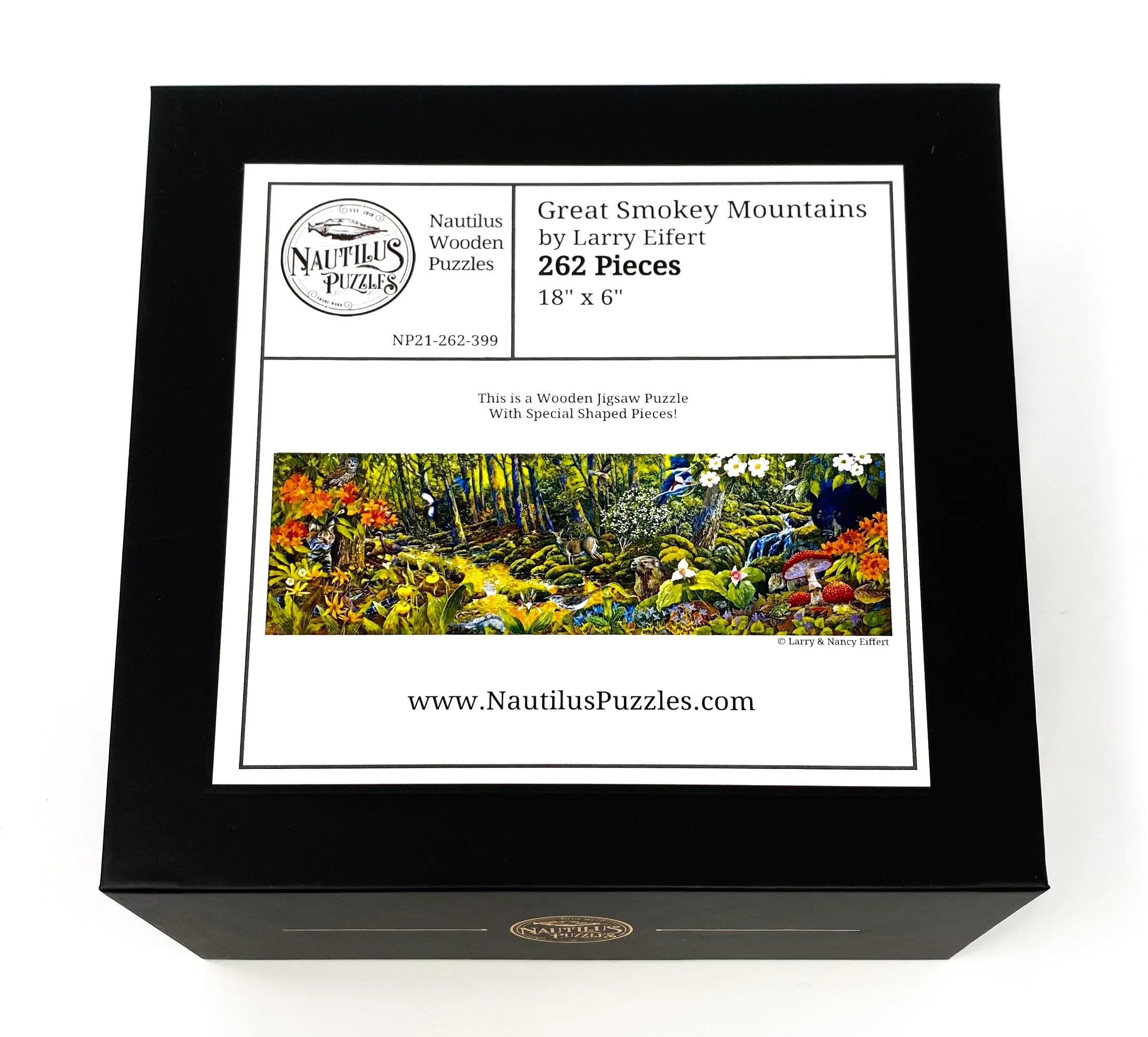 Great Smoky Mountains (262 Piece Wooden Jigsaw Puzzle)