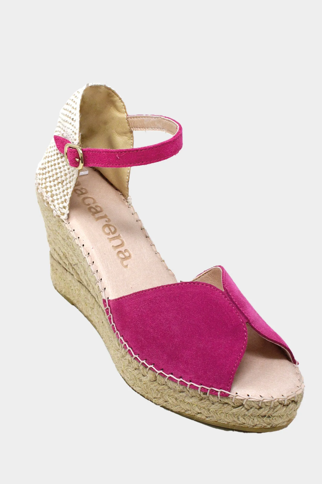 Ithica Wedge Espadrilles | Magenta