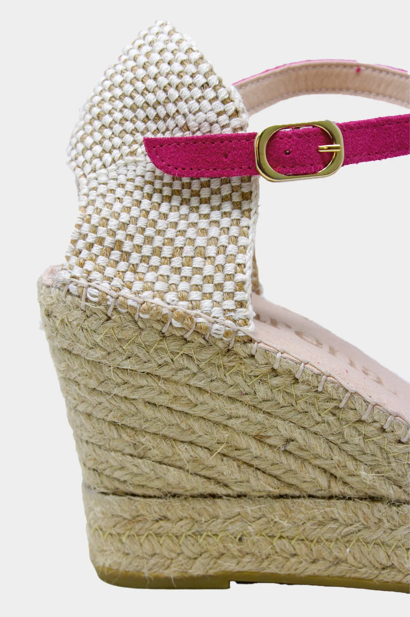 Ithica Wedge Espadrilles | Magenta