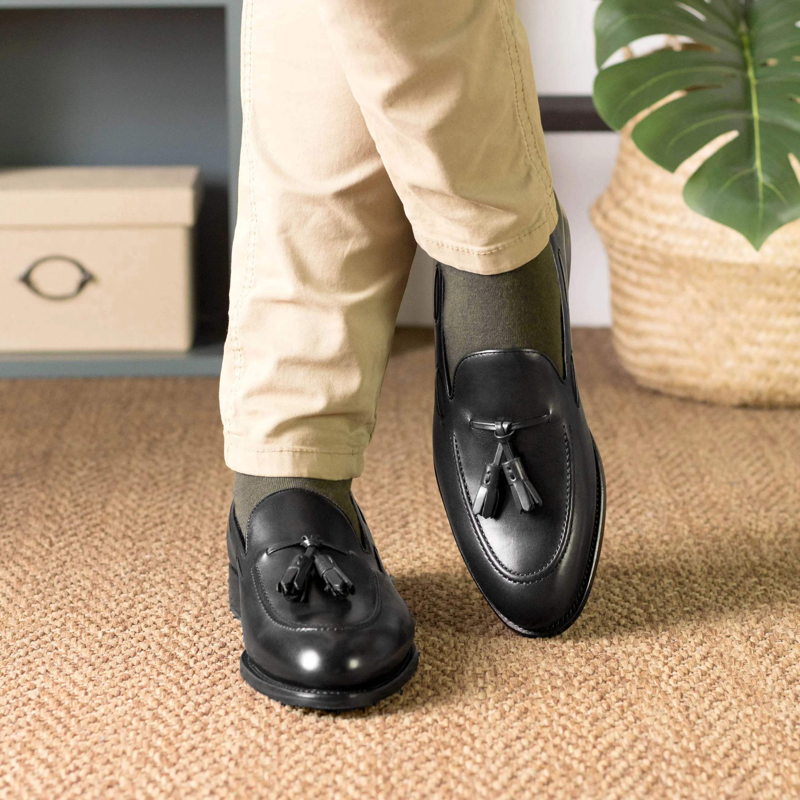 Mayfair Tassel Loafers - Black