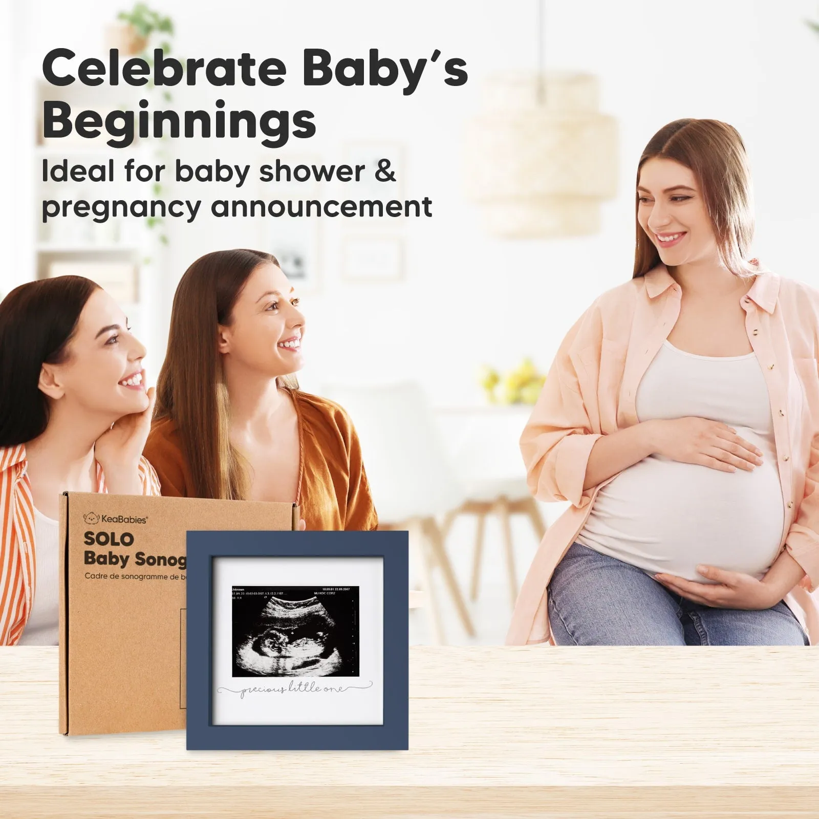 Solo Baby Sonogram Frame (Midnight Blue)