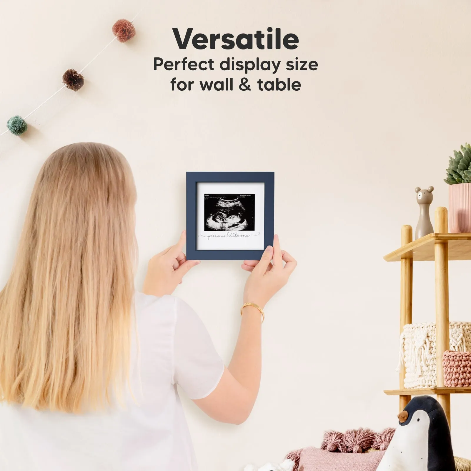 Solo Baby Sonogram Frame (Midnight Blue)