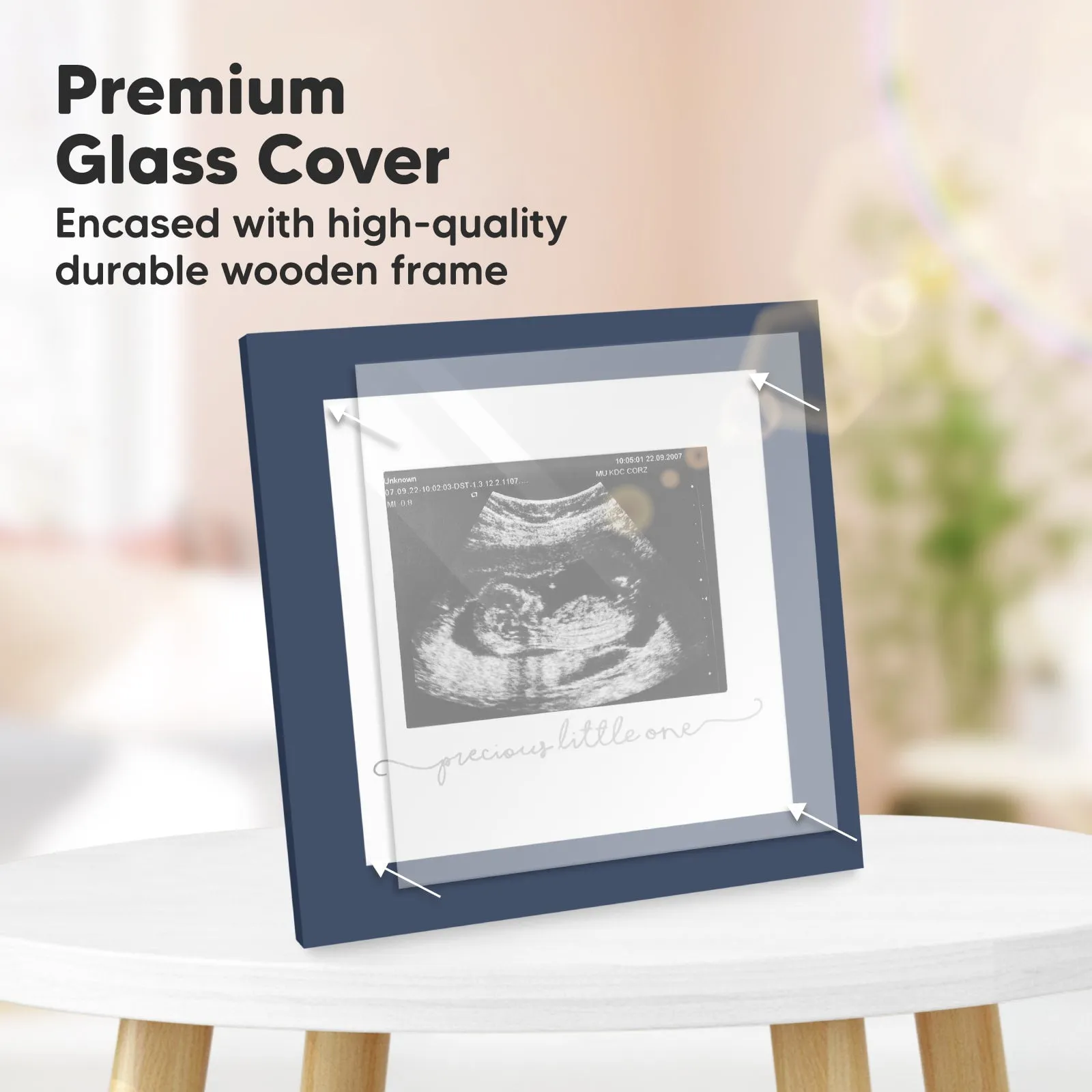 Solo Baby Sonogram Frame (Midnight Blue)