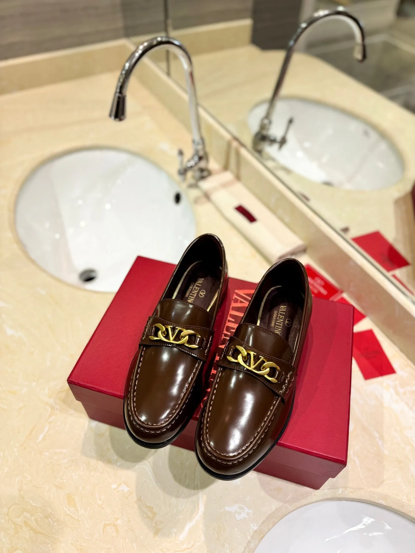 The Bold Edition Vlogo Brown Calfskin Loafer