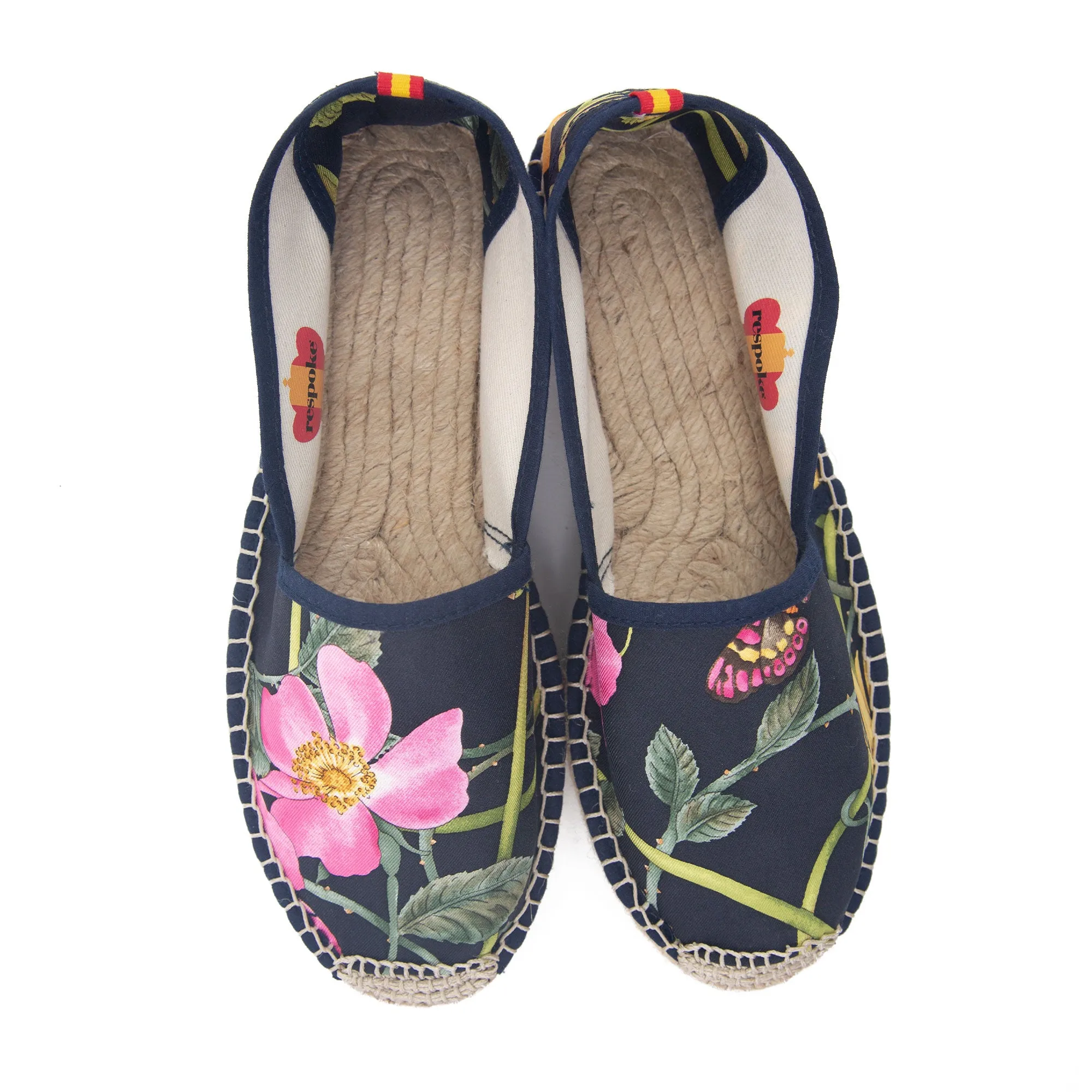 VIOLETA Black Classic Espadrilles