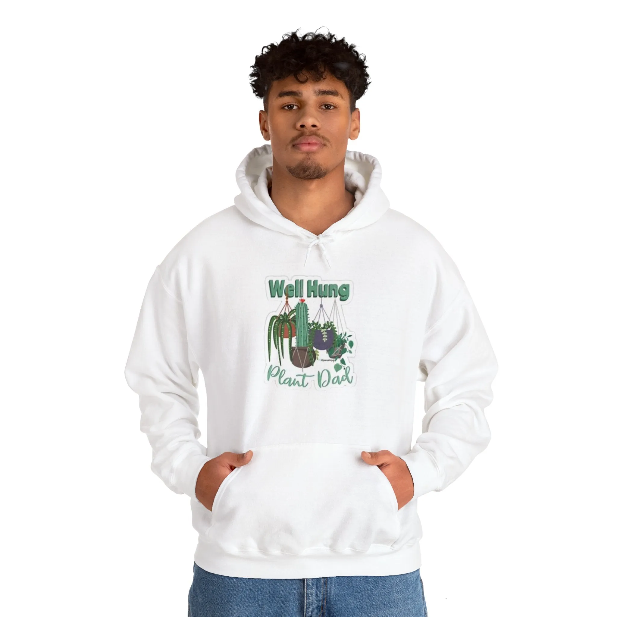 Well Hung Plant Dad Hooded Sweatshirt