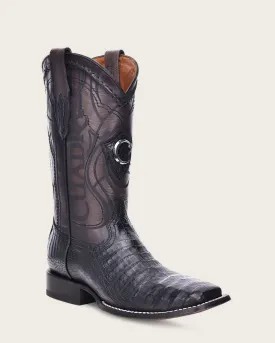 Western black ultra exotic boot