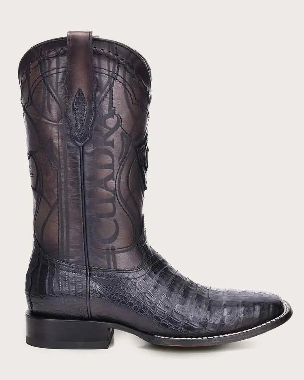 Western black ultra exotic boot