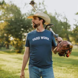 Yard Work Men's Shirt (Blue Crew)